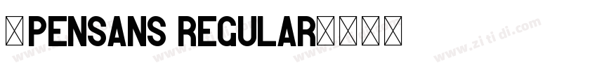 0penSans Regular字体转换